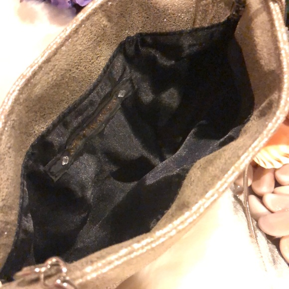 Stunning Silvery Gold Mini Bag - Picture 2 of 2